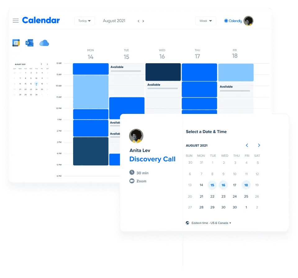 Intelligent scheduling on Calendly